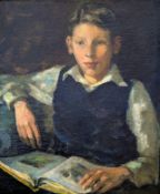 Kandt, Manfred (1922 Danzig – 1992 Rostock) „Junge mit Buch“