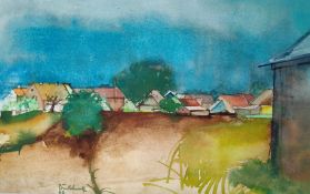 Burkhardt, Heinrich (1904 Altenburg/Thür. – 1985 Berlin) „Wiepersdorf von Norden“