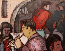 Kühn, Rosa (1928 Grünberg/Schlesien, lebt in Bansin/Usedom) „Spanische Kneipe“