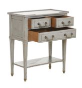 Bedside Table, Louis XVI Style 