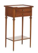 Bedside Table, Louis XVI Style 