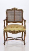 A Pair of Louis XIV style Armchair Amand This stately armchair, the 