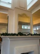 Modena art deco bevelled wall mirror 90cm x 150cm Note this lot has a lift out charge see charges in