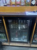 Interlevin single door hinged back bar chiller model PD10H Note this lot has a lift out charge see