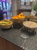 Various buffet displays Note this lot has a lift out charge see charges in Important Sale