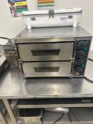Pizza oven F11 Effeuno 2 x deck table top 240v Note this lot has a lift out charge see charges in