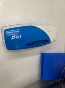 PAL wall mounted apron dispenser Note this lot has a lift out charge see charges in Important Sale