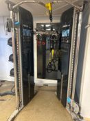 Precor FTS Glide dual adjustable pully/cable machine Note this lot has a lift out charge see charges