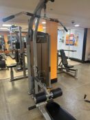 Precor pull down seated row for Lat pulldown and mid-row exercise positions Note this lot has a lift