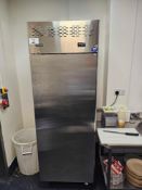 Tefcold Interlevin CAR650 upright gastronorm refrigerator with stainless steel interior and