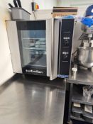 Blue Seal Turbofan E32D4 electric convection oven with 4 × 600 × 400 mm tray capacity. Features