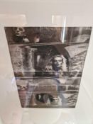 Luc Waring Limited Edition Photoprint Titled Deja Vu Edition 1/5 In Glazed Black Simple Frame 64 x