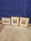A Set Of 3 Prints Stanfield's Coast Scenery - A Series Of Picturesque Views In The British Channel