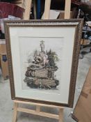 Print, After Coloured Engraving, Gardens (After Humphry Repton) By Joseph Constantine Stadler (B.
