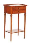 Bedside Table, Louis XVI Style 