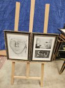 A Set Of 2 Prints Untitled (Solarized Mask)
