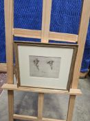 John Joseph Barker Of Bath (1825-1904) Print Top Hats Glazed And Framed 30 X 27cm (RC30576)