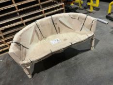 Bramblecrest Set B860 Broadway Banana Bench (8cm Scroll) Notes: Snapped Middle Front leg [ WhsLoc