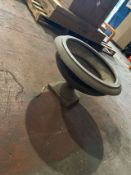 Bramblecrest Set B591 Venetian Small Pedestal Urn - 670mm Dia Notes: Damaged [ WhsLoc 105 Bay 118