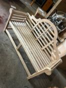 Bramblecrest Set B604 Lutyens Style Bench Notes: Cracks + Water damage [ WhsLoc 105 - Bay 109 B]