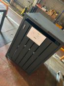 Bramblecrest Set B866 Aluminium Single Wheelie Bin Storage Notes: Misalligned door [ WhsLoc 105
