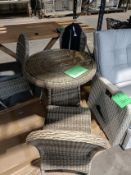 Bramblecrest Set B672 Sahara Bistro Table with 2x Side Chairs Notes: No Cushions [ WhsLoc 105 -