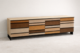 Colours Sideboard — Fabrice Berrux for Roche Bobois A sculptural sideboard from the Colours