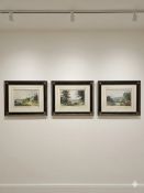 Set of 3 Landscape Prints after Francis Nicholson (Ref 060) A set of three framed landscape prints