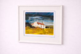 Sue Howells – Hilltop Cottage (Signed Limited Edition 34/95) A signed limited edition print by