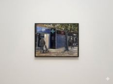 Acrylic Painting: 5 Minutes Till Close — Steve Sanderson (2013) An acrylic artwork titled 5