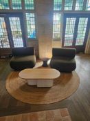 This curated living ensemble is a masterclass in the 