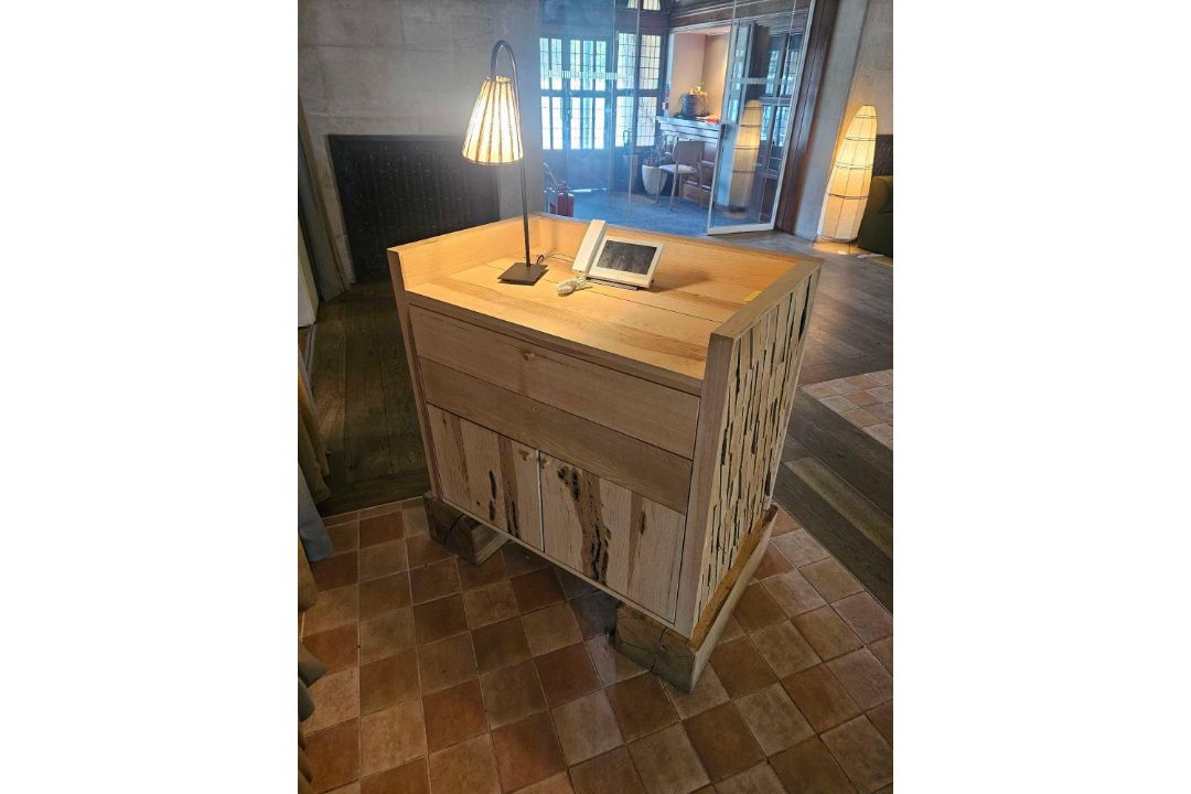Bespoke reception counter is a landmark of regenerative design, born from a high-profile - Image 5 of 6