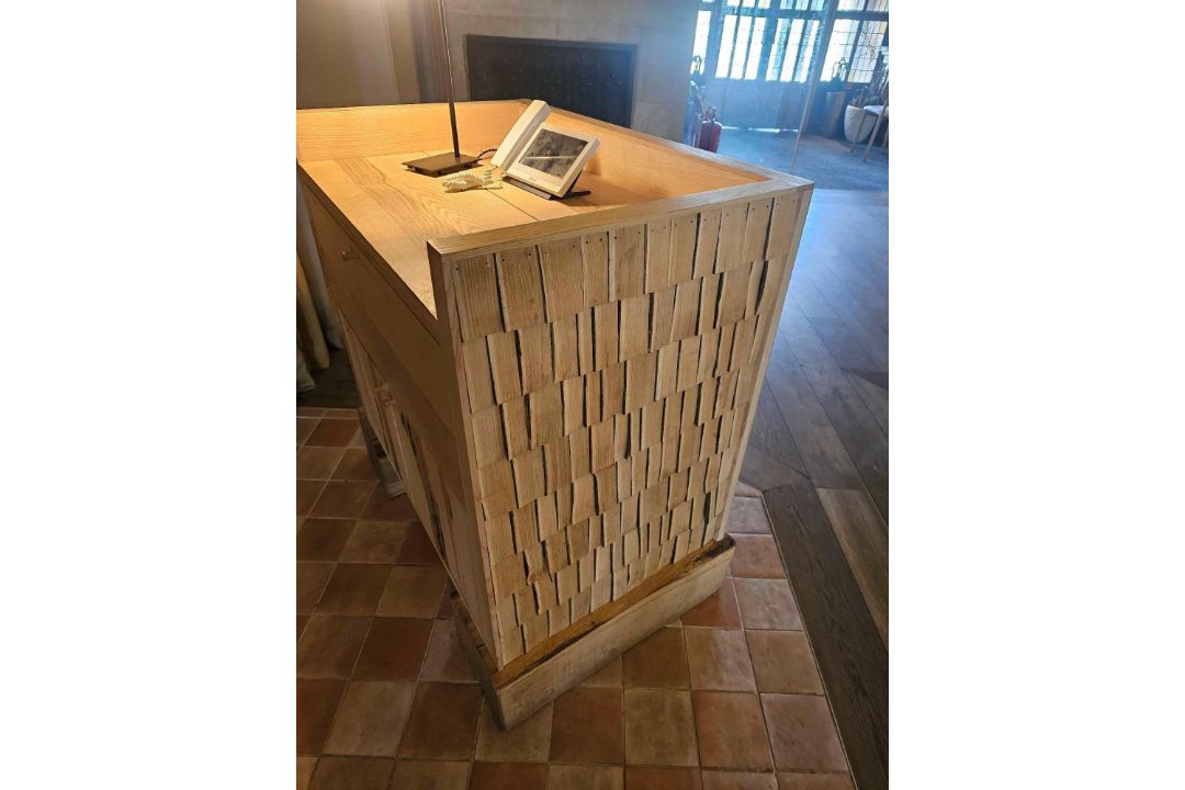 Bespoke reception counter is a landmark of regenerative design, born from a high-profile - Image 6 of 6