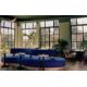 A striking, sculptural sofa is a true statement piece, defined by its fluid, organic form and - Image 1 of 6