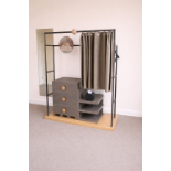 Sculptural, bespoke wardrobe unit by A-nrd is a sophisticated fusion of industrial raw materials and