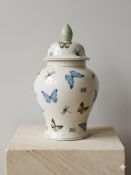 India Jane Ceramic butterflies temple jar 41cm (CHIW 534)