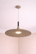 I-Lite Aplomb-Inspired Brown Pendant This I-Lite Pendant Lamp is an industrial masterpiece