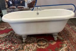 The Bath Co. traditional Victorian‑style double‑ended roll‑top bath (1700mm) is manufactured in
