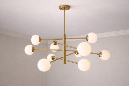 I-Lite Tortora-Style Modern Chandelier This I-Lite Pendant Lamp is an architectural masterpiece