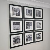 A set of 9 x framed still life prints 35 x 35cm (CHIW Mew)