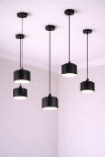 I-Lite Aim-Inspired 5-Light Multipoint Pendant This I-Lite 5-Piece Pendant Set is a dynamic lighting