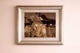 Helen Samuels Still Life, oil on canvas. A contemporary interior study executed in the 17th-