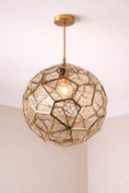I-Lite Etch-Inspired Copper Web Pendant This I-Lite Pendant Lamp is an architectural masterpiece