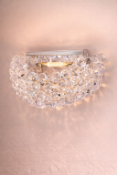 I-Lite Caboche-Inspired Clear Jewel Wall Sconce This I-Lite Wall Lamp is an architectural gem
