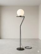I-Lite IC-Inspired Black Floor Lamp This I-Lite Floor Lamp is a poetic architectural piece
