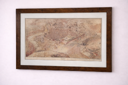 Framed Print - Map of Jerusalem (Modern Reproduction) (Loc: ALNCM) A high quality modern