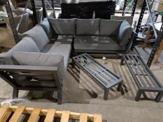 Bramblecrest San Marino Modular Sofa & 2 Benches Set Number B130 No Bench Cushions [Location: