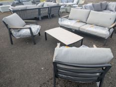 Bramblecrest Siena 2 Seat Sofa with 2 Sofa Armchairs & Coffee Table Set Number B268 Scratches on