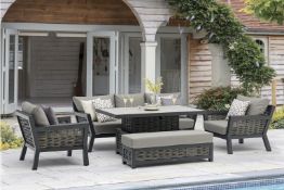 Bramblecrest Portofino 3 Seat Sofa & 2 Dining Stools (NO TABLE or SOFA CHAIRS) Set Number X043 Brand