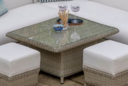 Bramblecrest Monte Carlo Mini Adjustable Casual Dining Table Set Number X051 Brand New [Location: